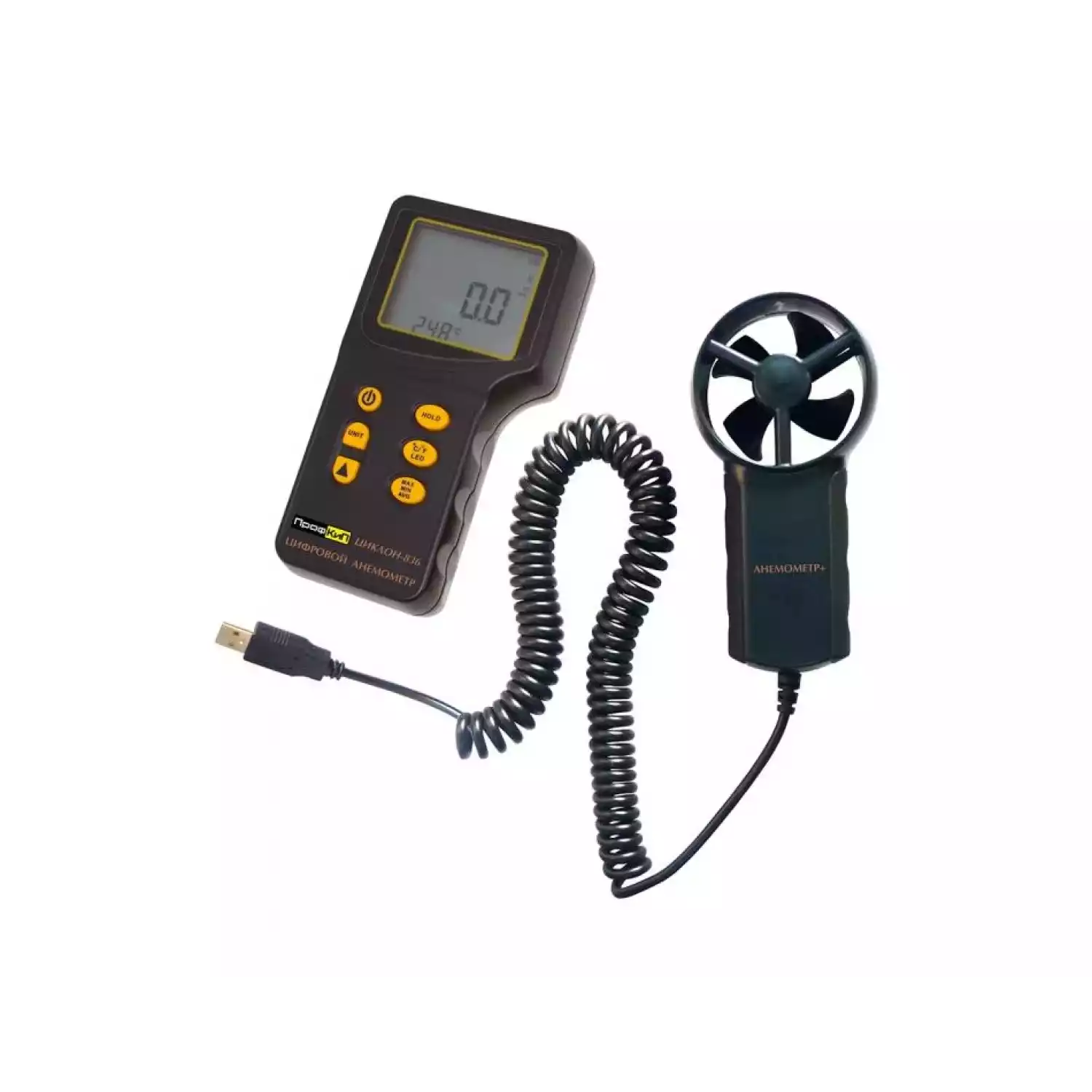 Цифровой анемометр ПРОФКИП ЦИКЛОН-836 - 1