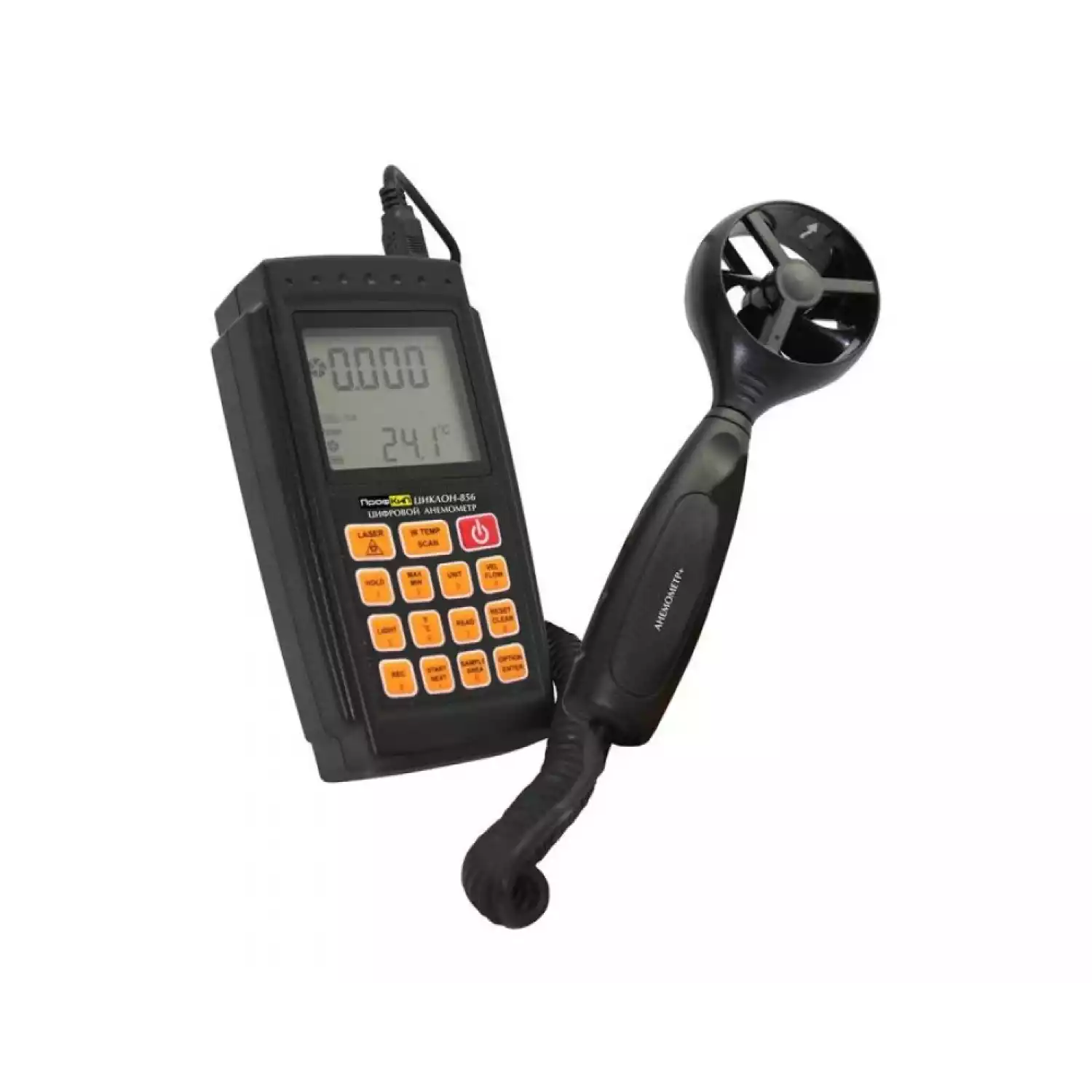 Цифровой анемометр ПРОФКИП ЦИКЛОН-856 - 1