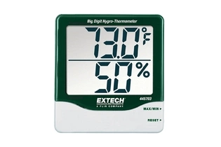 Гигротермометр Extech 445703 с большим ЖК-дисплеем