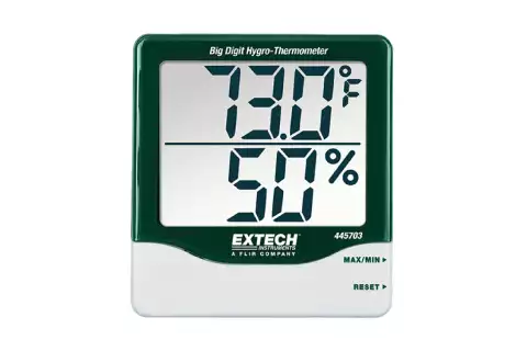 Гигротермометр Extech 445703 с большим ЖК-дисплеем