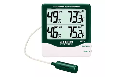 Гигротермометр Extech 445713 с большим ЖК-дисплеем