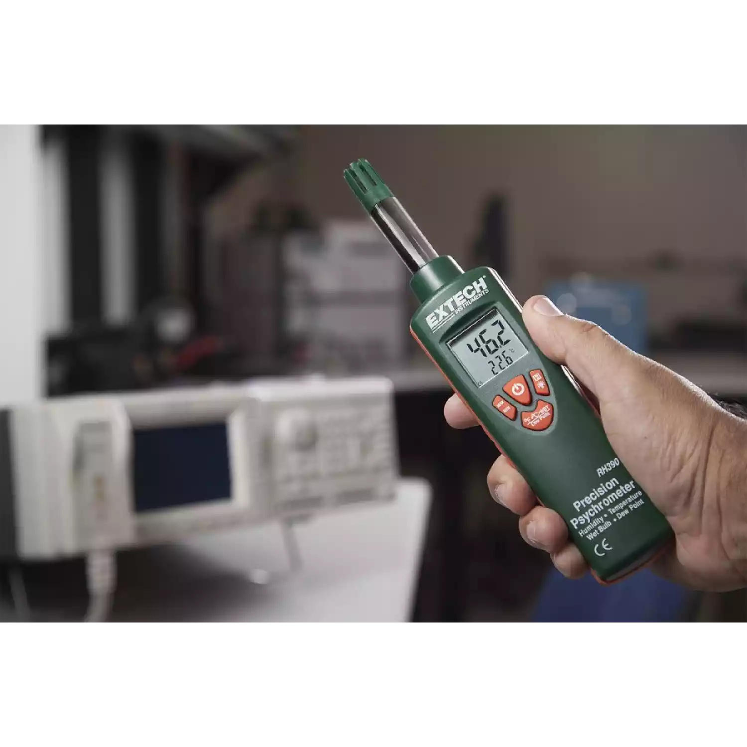 Прецизионный гигротермометр-психрометр Extech RH390 - 2