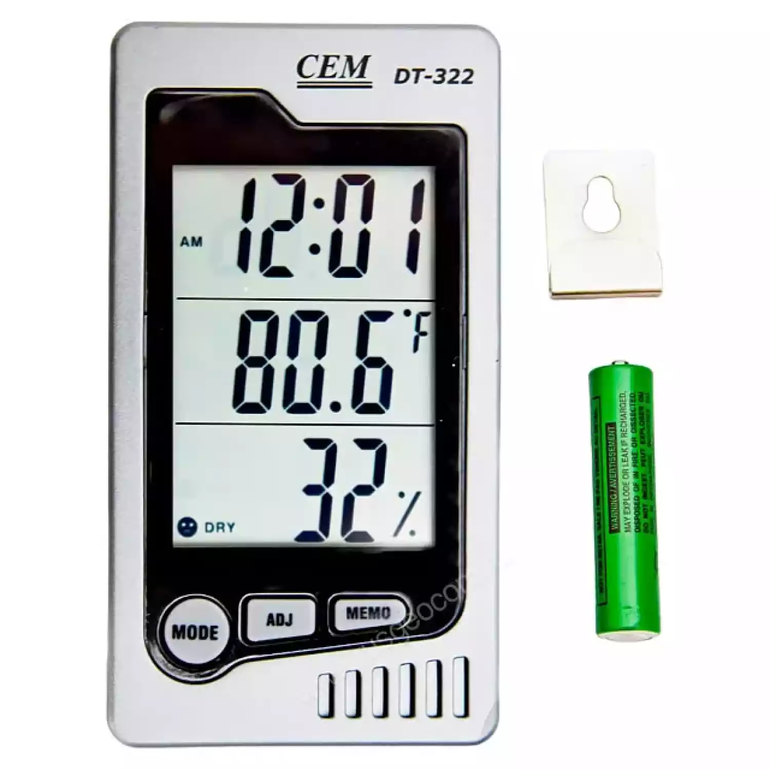 Измеритель температуры и влажности DT-322 - 2