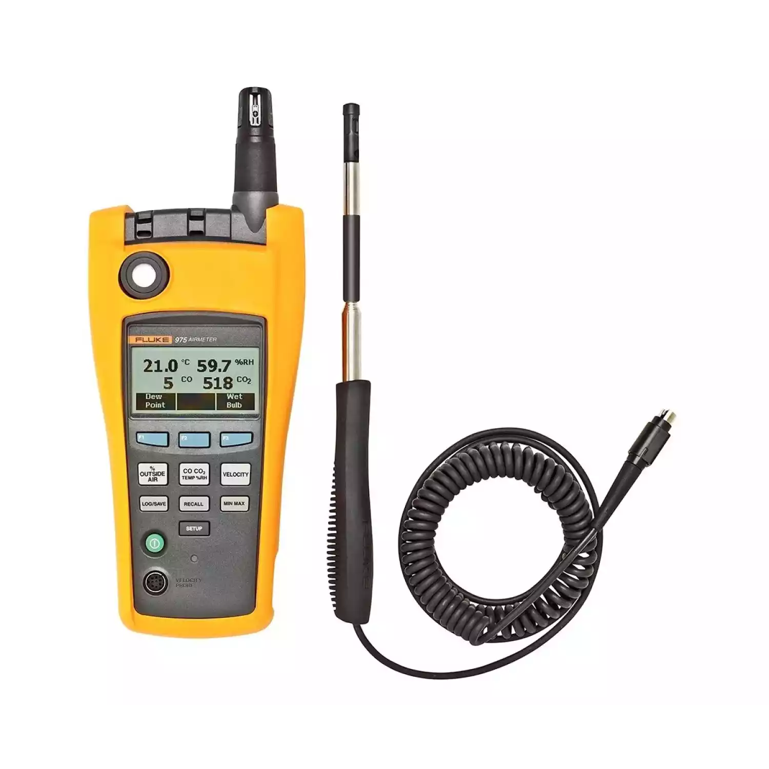Fluke 975V Тестер воздуха с датчиком скорости - 2