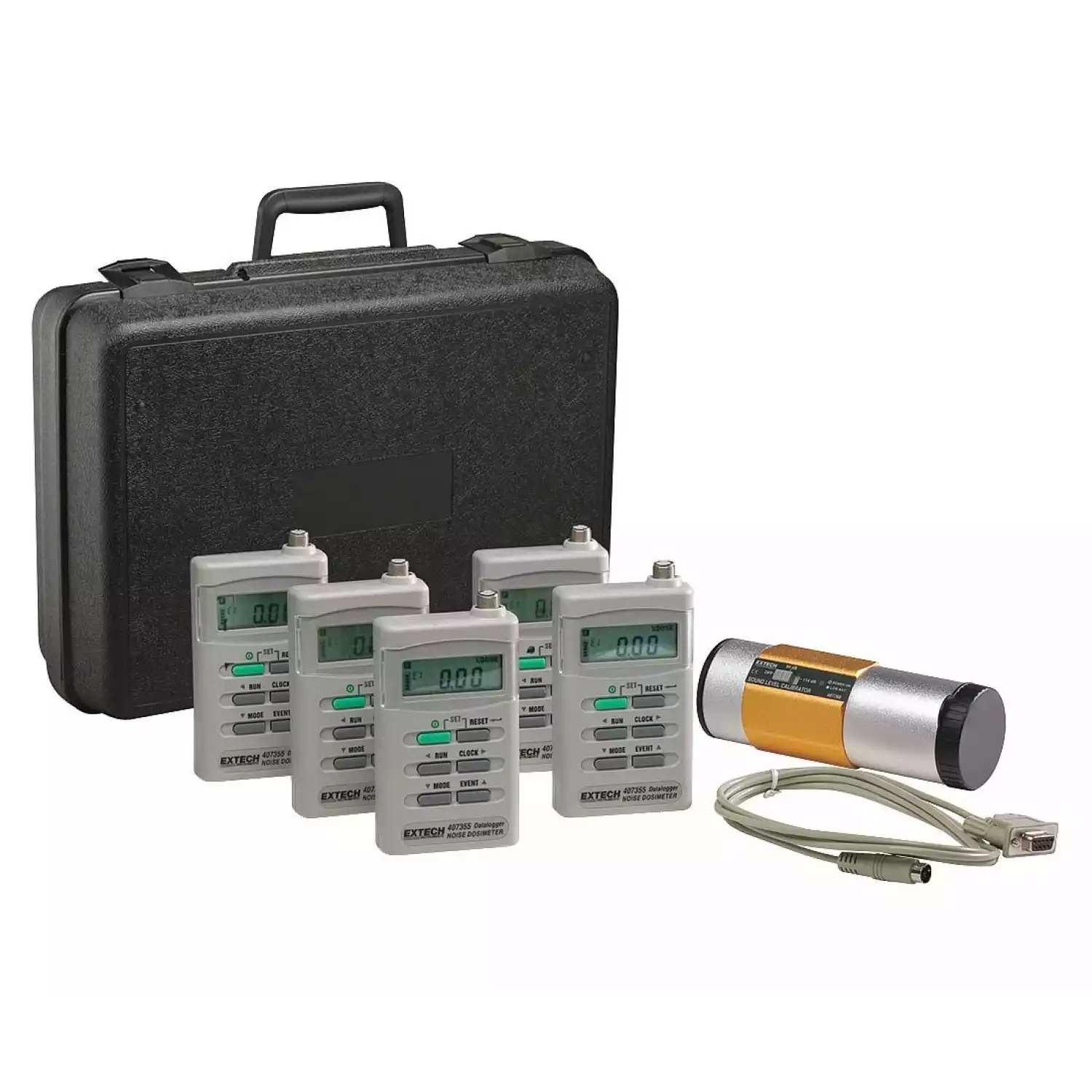 Комплект измеритель шума/регистратор данных Extech 407355 KIT-5 - 2