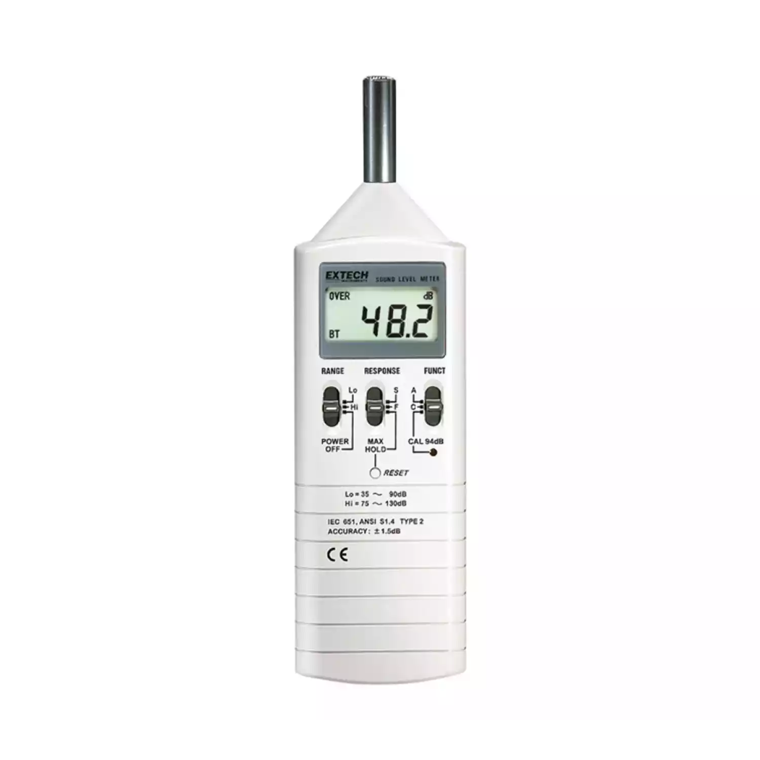 Цифровой измеритель шума Extech 407736 - 1