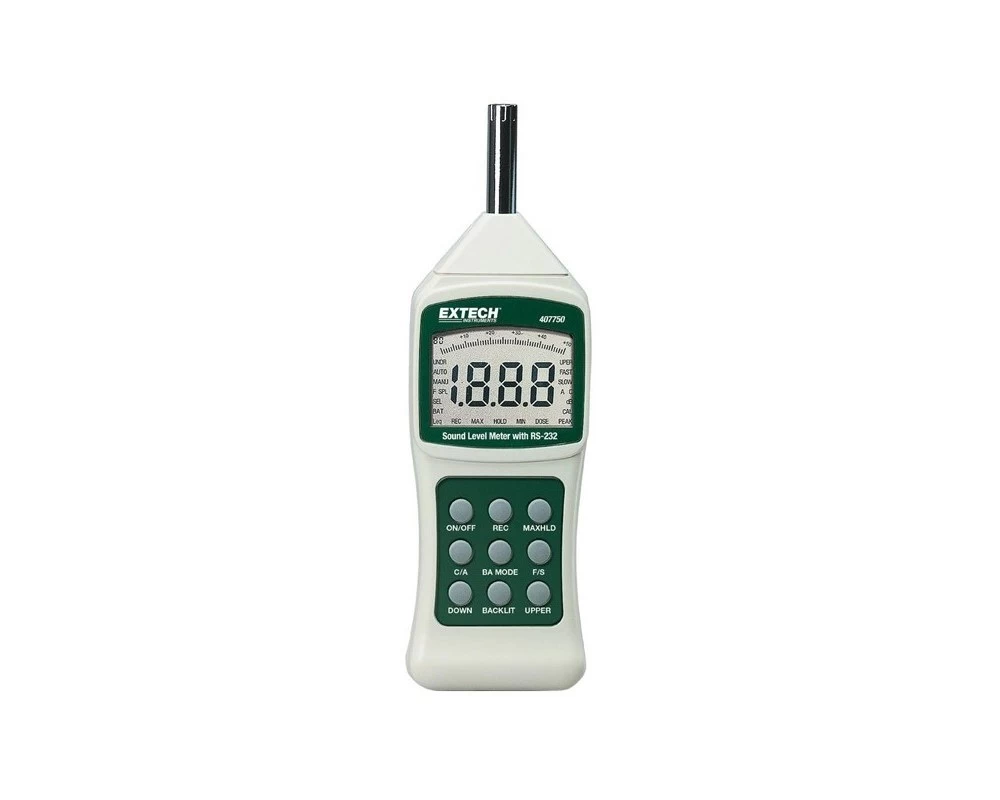 Цифровой измеритель шума с ПК интерфейсом Extech 407750 - 2