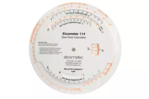 Калькулятор точки росы Elcometer 114