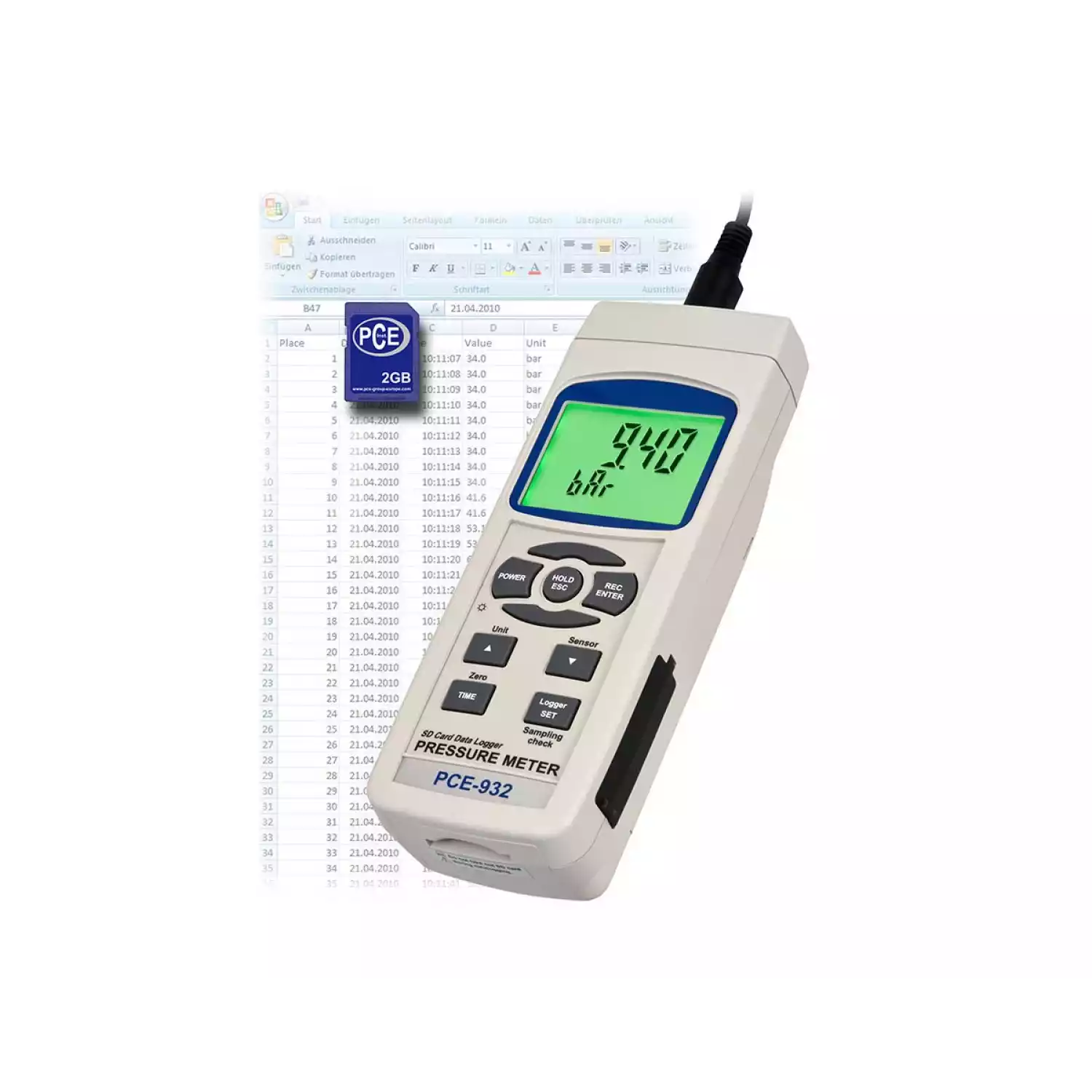 Манометр PCE 932 - 1