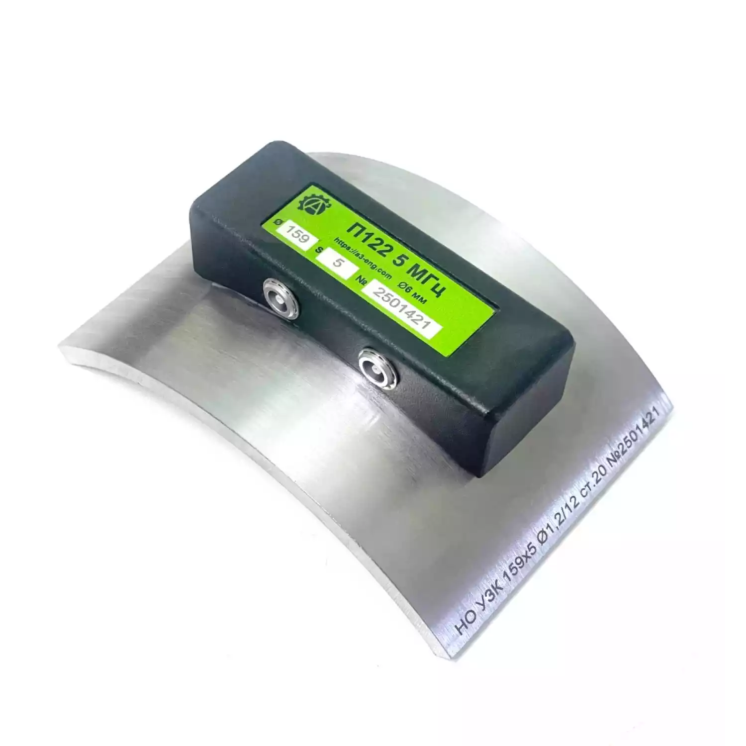 Хордовый пьезоэлектрический преобразователь (РС ПЭП П122) для металла - 1