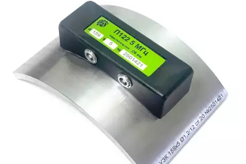 Хордовый пьезоэлектрический преобразователь (РС ПЭП П122) для металла