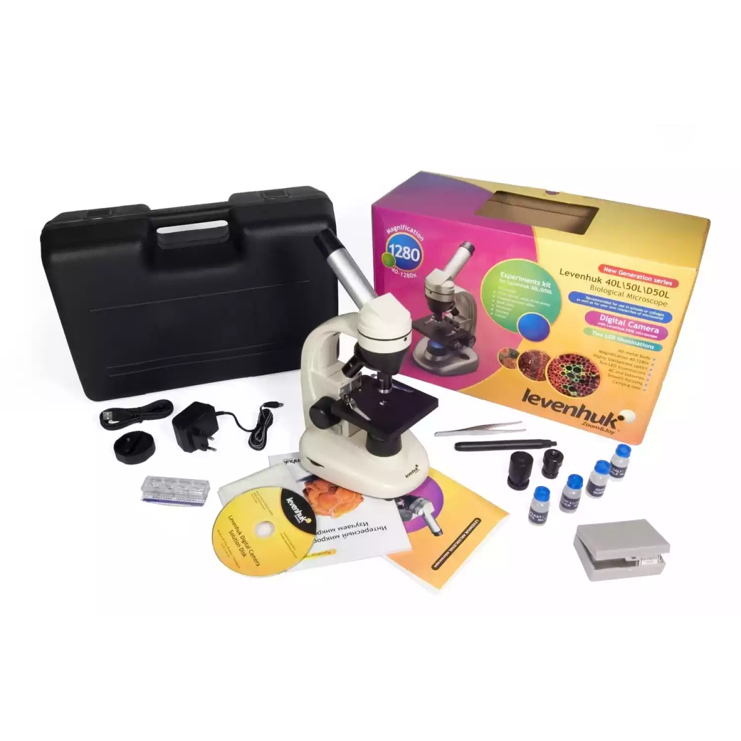 Микроскоп цифровой Levenhuk D50L NG - 4