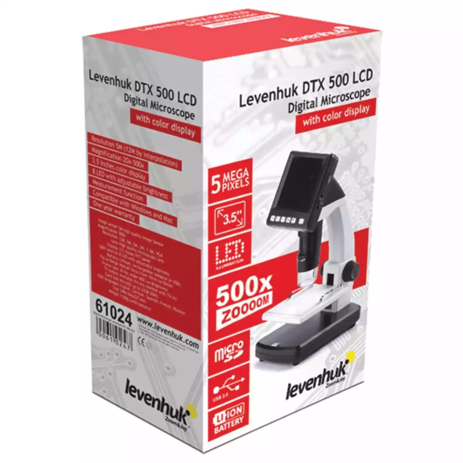 Микроскоп Levenhuk DTX 500 LCD - 4