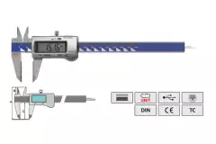 Штангенциркули Vogel цифровые в металлическом корпусе