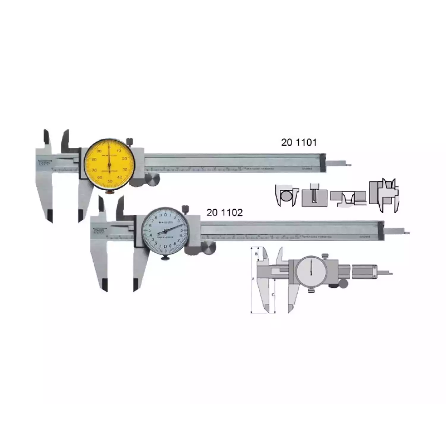 Штангенциркули Vogel с круговой шкалой - 1