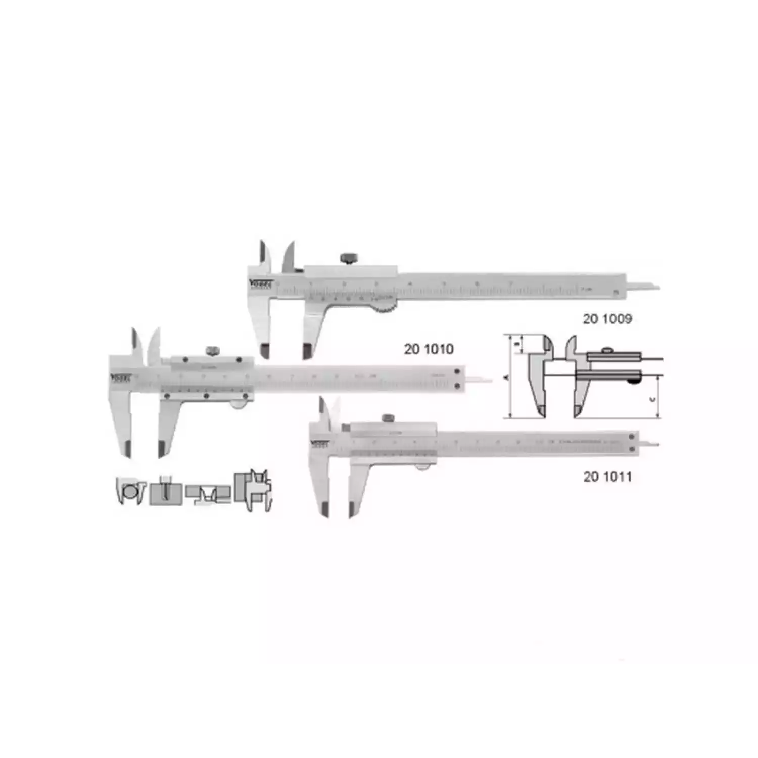 Штангенциркули Vogel маленькие - 1