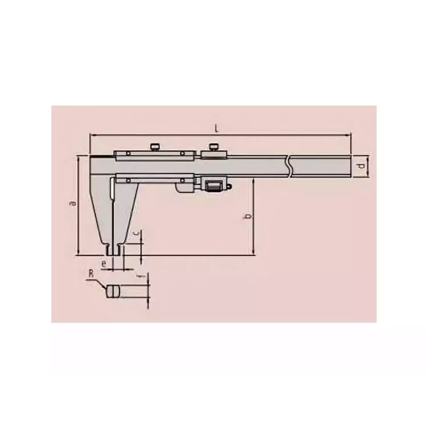 Штангенциркули нониусные со скруглёнными губками Серия 160 - 2