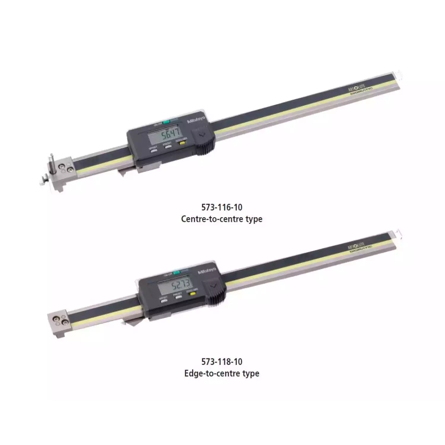 Штангенциркули ABSOLUTE Digimatic с задними центрирующими губками - 1