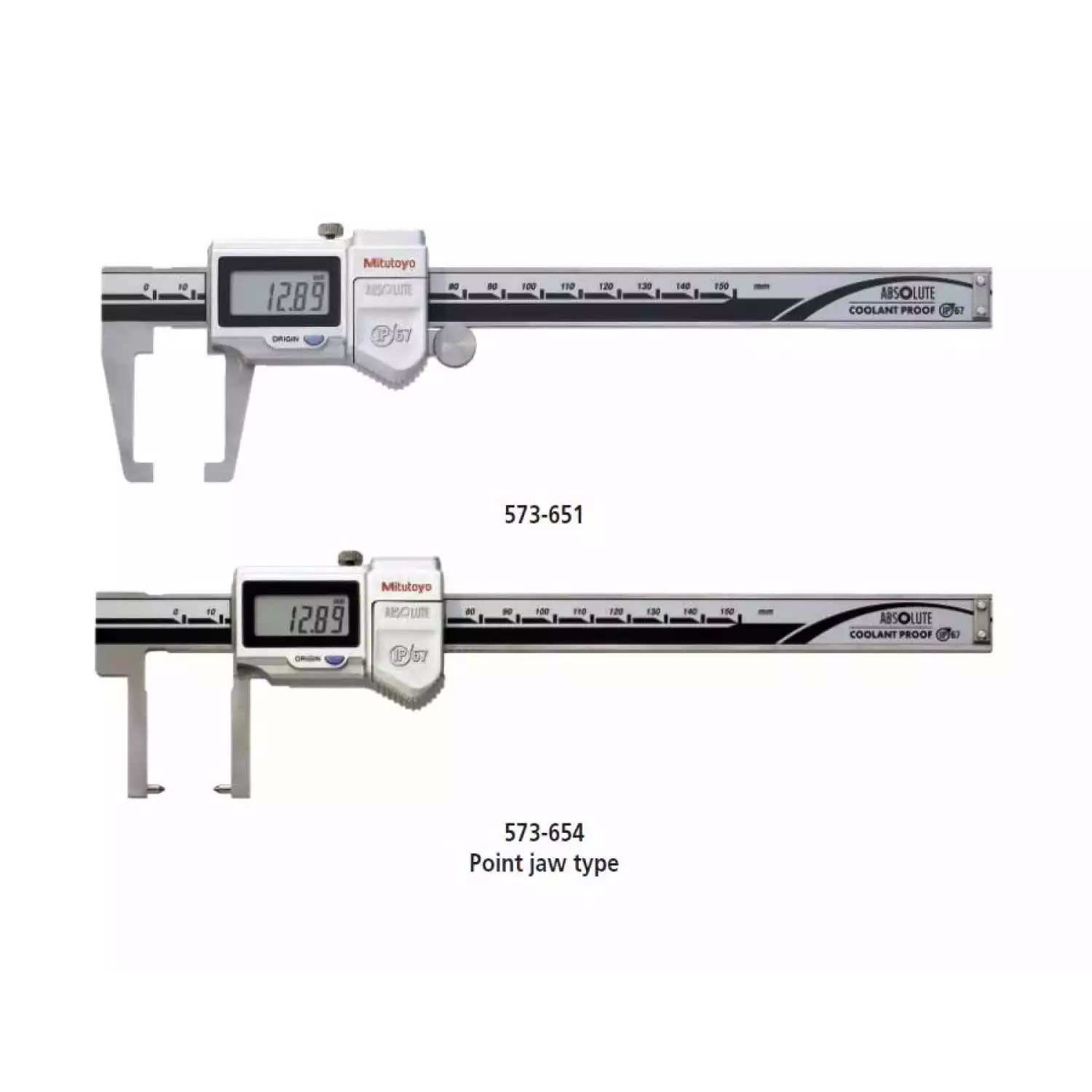 Штангенциркули ABSOLUTE Digimatic для измерения выточек - 1