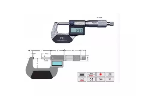 Микрометры Vogel цифровые IP 54