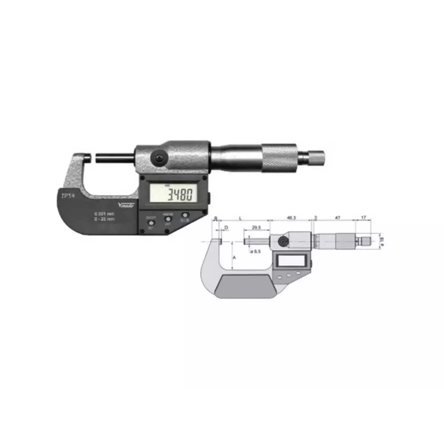 Цифровые микрометры Vogel с абсолютной системой измерения - 1