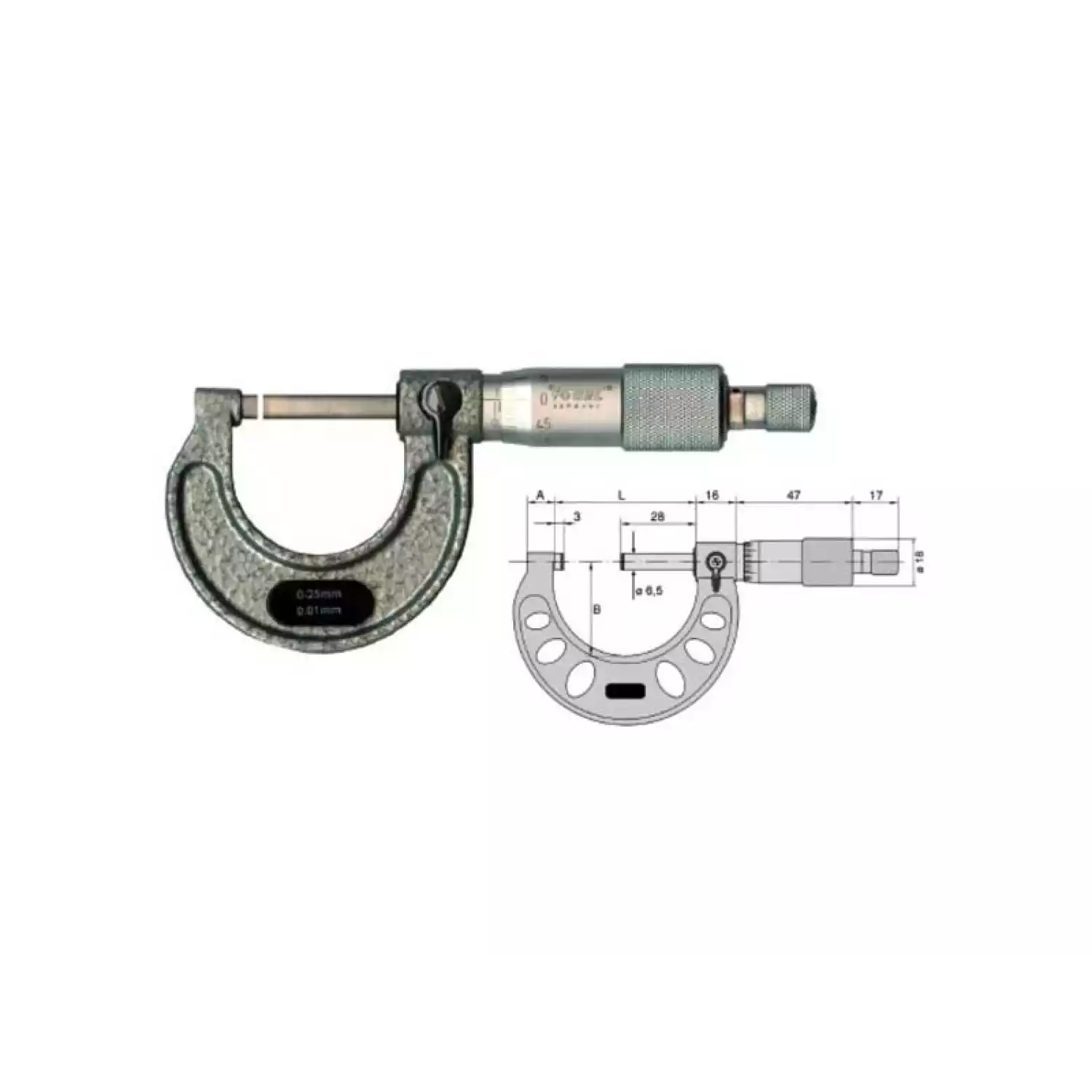 Микрометры Vogel облегченные - 1