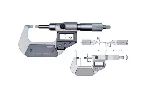 Микрометры Vogel цифровые IP40 для измерения пазов