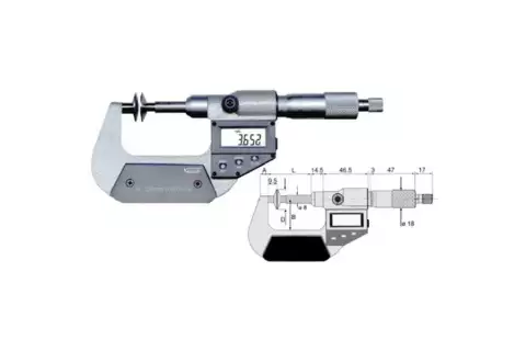Микрометры Vogel цифровые зубомерные