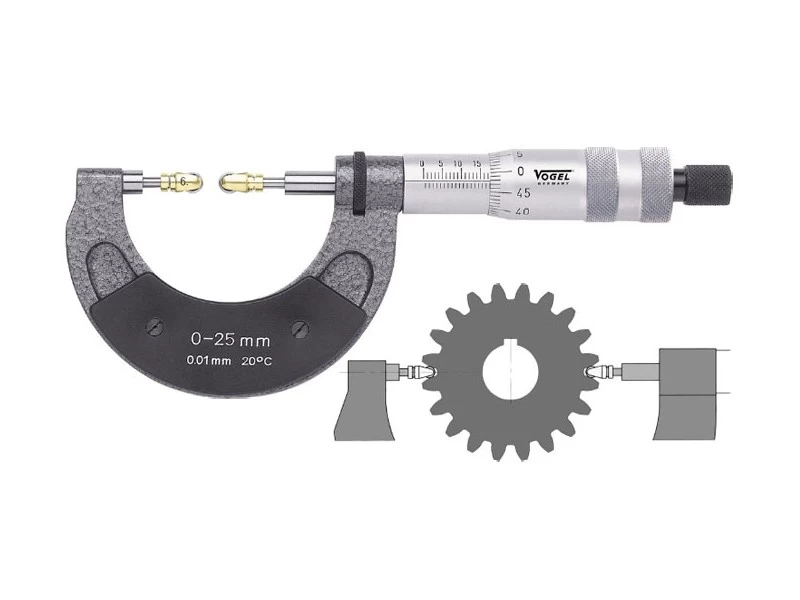 Микрометры Vogel для измерения наружного диаметра зубчатых колес - 1