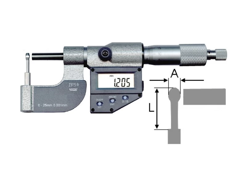 Микрометр Vogel цифровой для измерения толщин труб - 1
