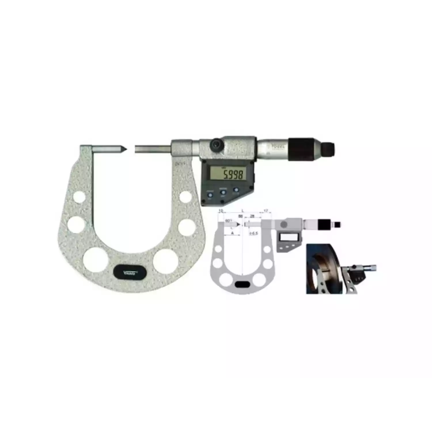 Микрометры Vogel цифровые для измерения тормозных дисков - 1