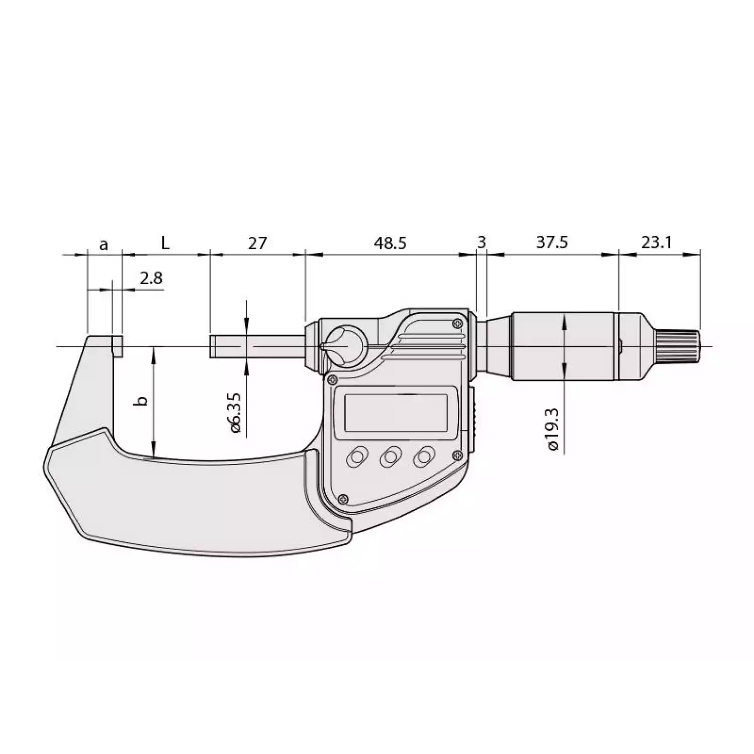 Микрометр Digimatic QuantuMike IP65 293-140 - 2