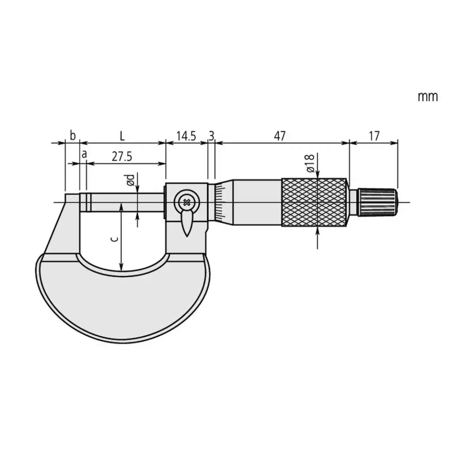 Микрометр для наружных измерений 102-301 - 2