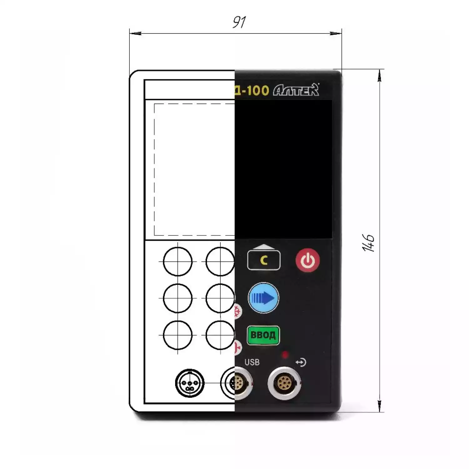 Вихретоковый дефектоскоп ВД-100 - 5