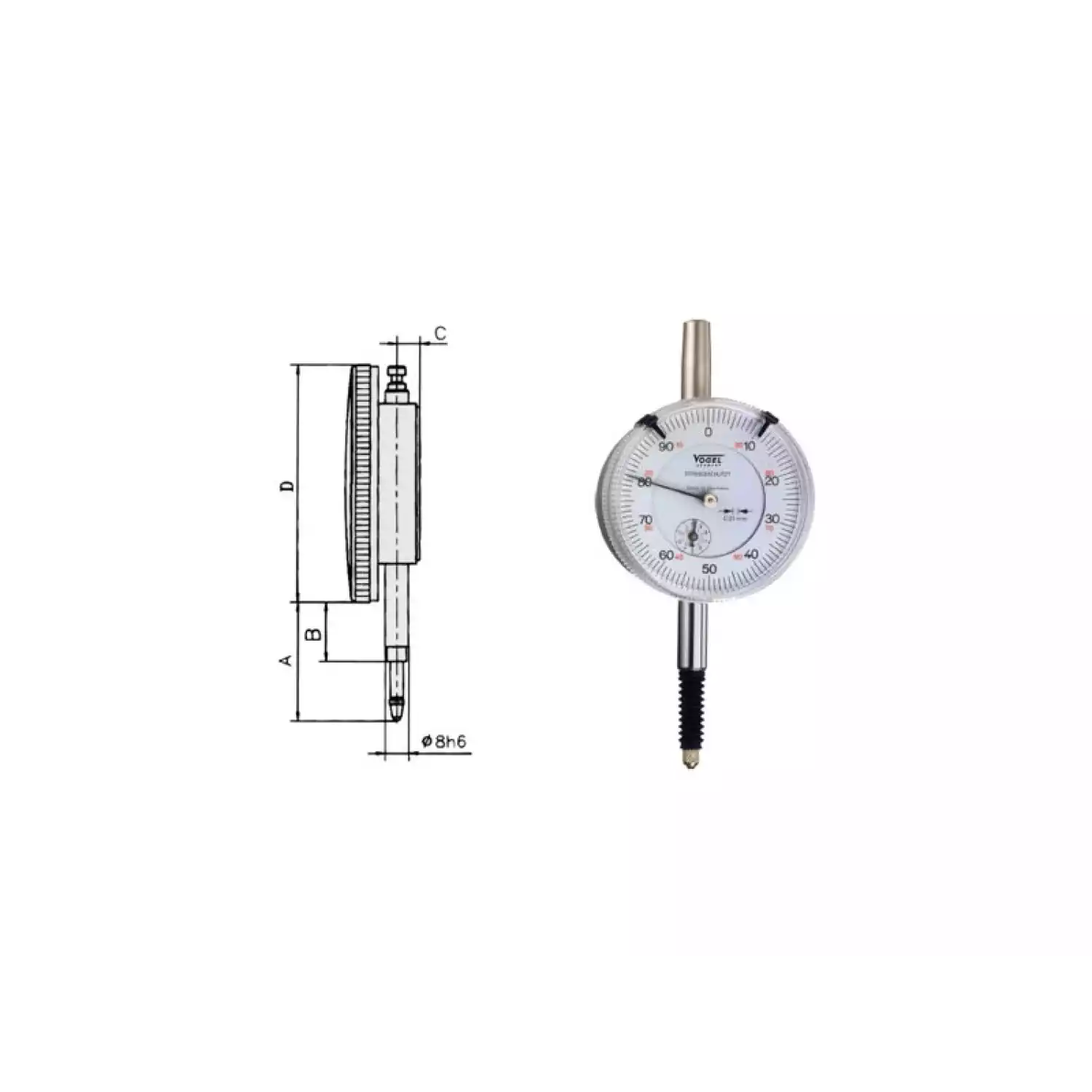 Индикаторы Vogel DIN 878 с защитой IP 53 - 1