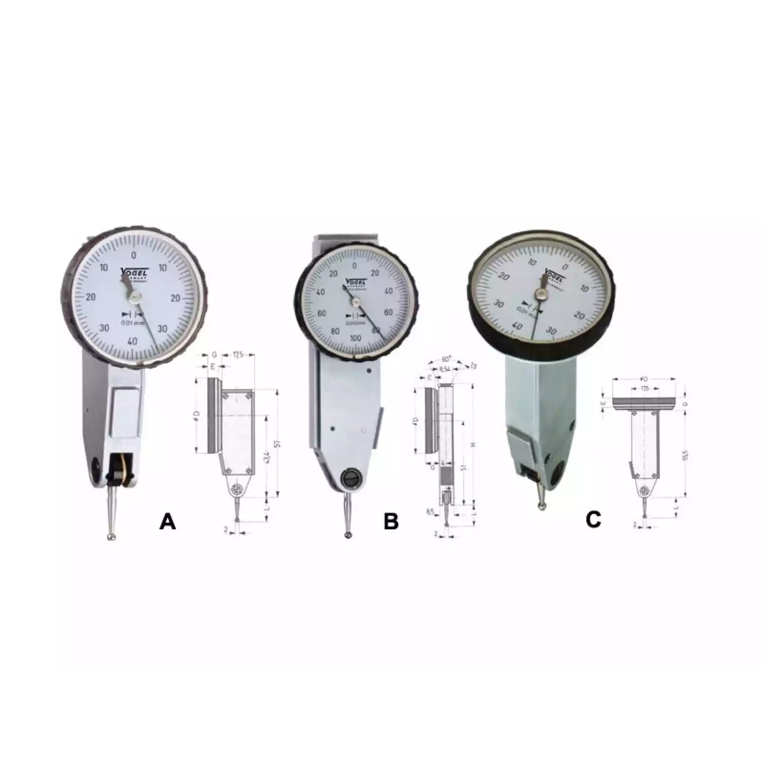 Индикаторы Vogel рычажные высокого качества - 1