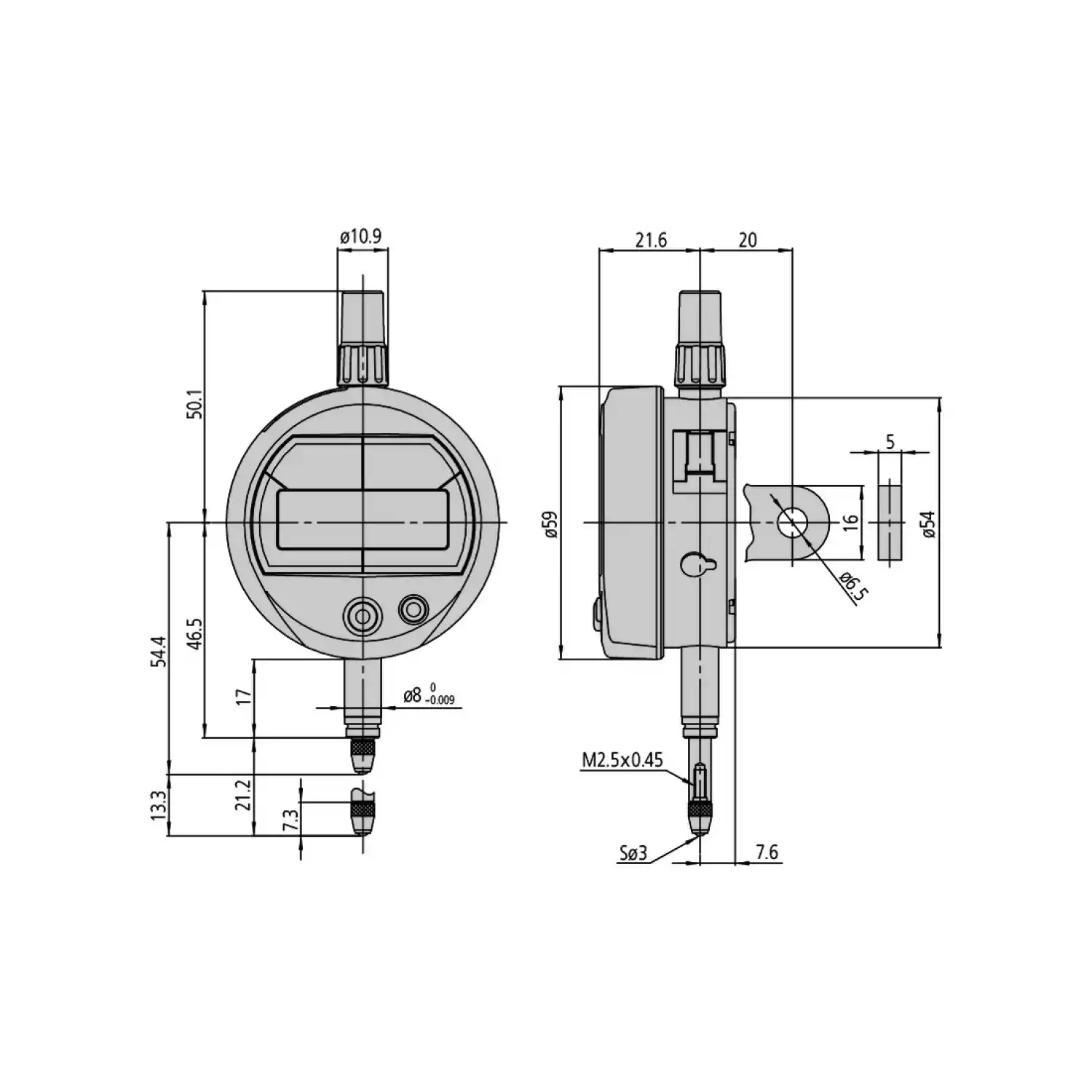 Индикаторы ABSOLUTE Digimatic ID-SS серия 543 - 2