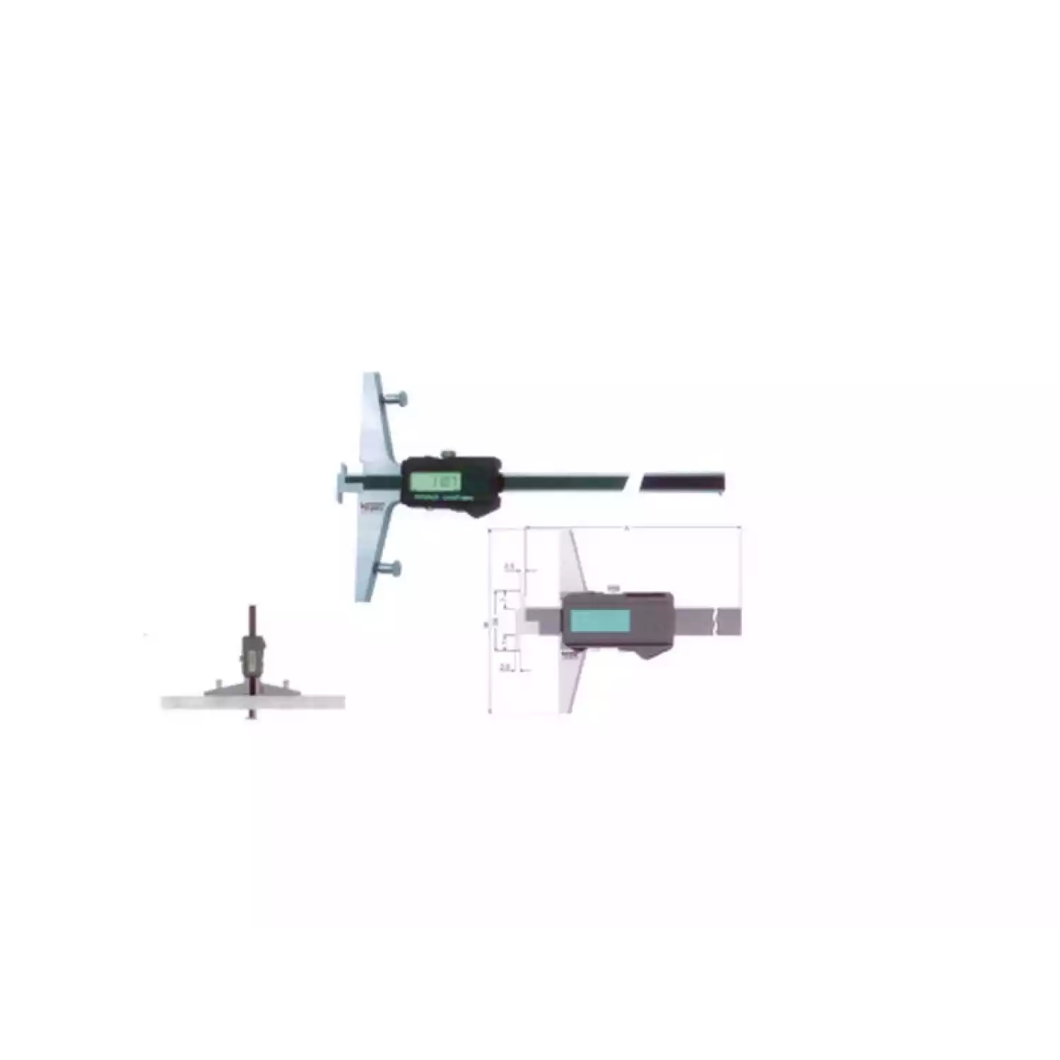 Штангенглубиномеры Vogel цифровые с Opto RS 232 для больших измерений - 1