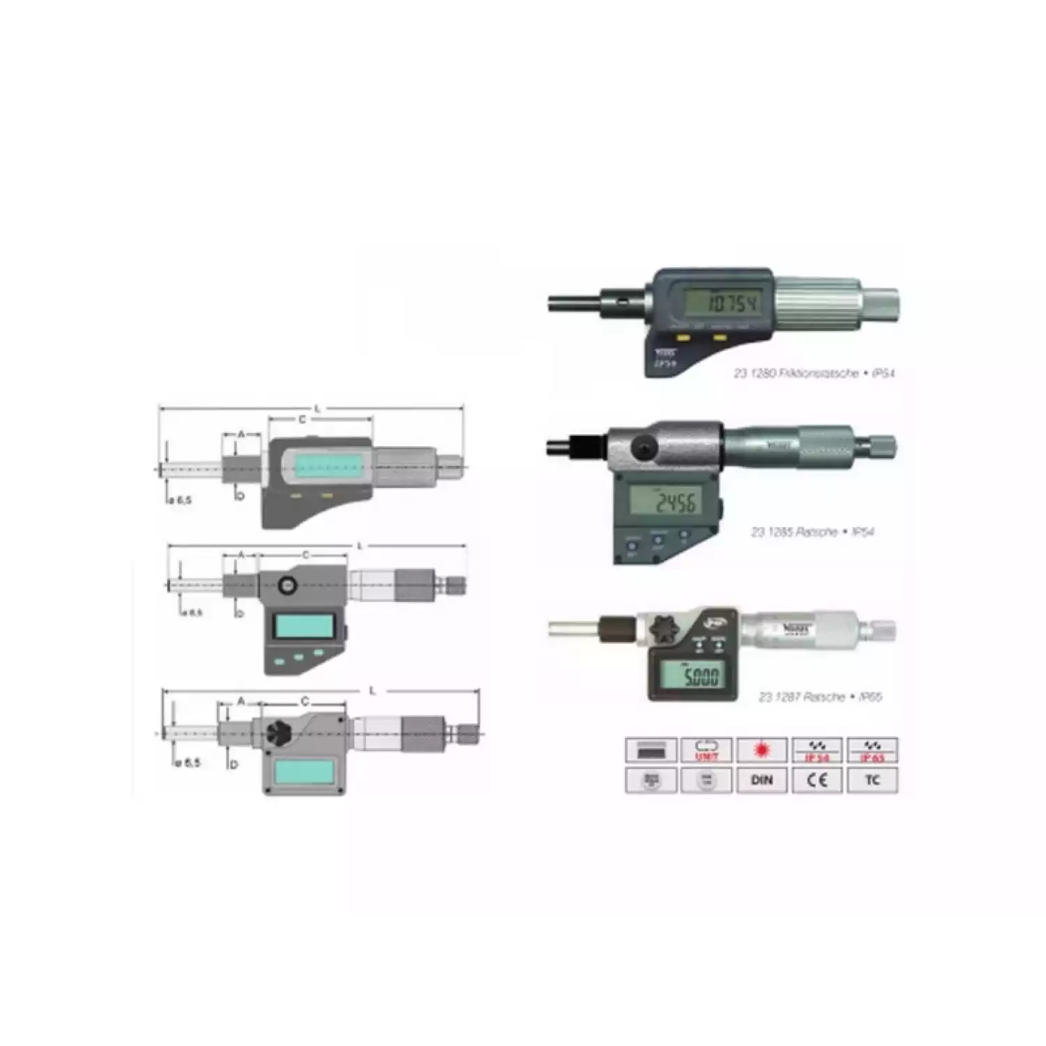Микрометрические головки Vogel цифровые - 1