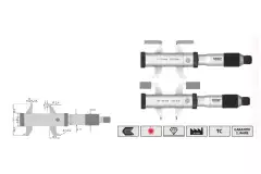 Нутромер Vogel микрометрический двусторонний
