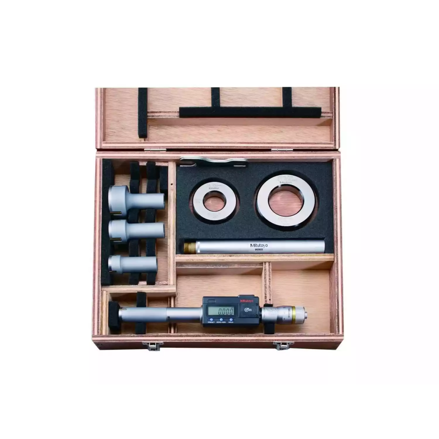 Трёхточечный нутромер Digimatic Holtest серии 468 в комплекте со сменными головками - 1