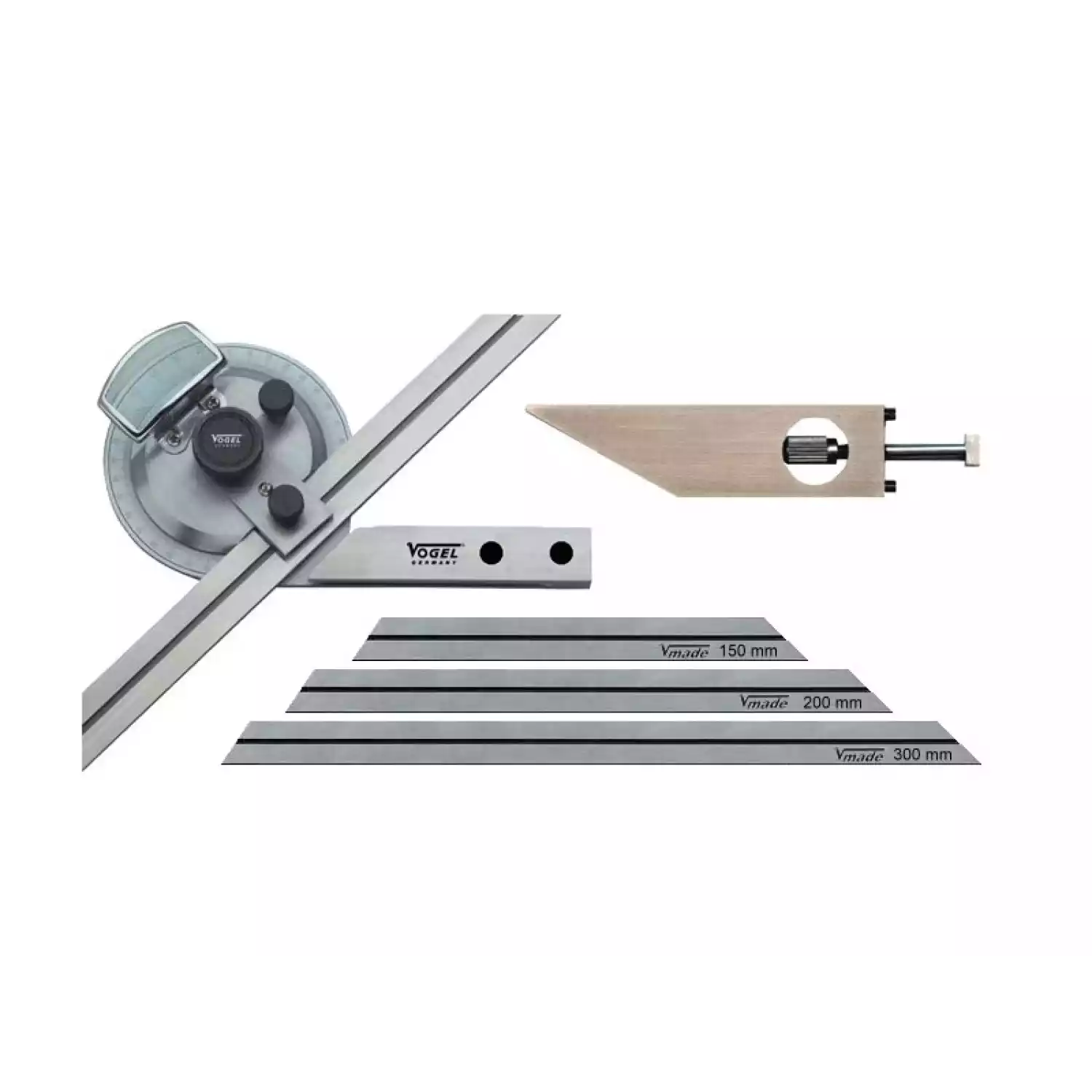 Угломер Vogel универсальный с набором планок - 1