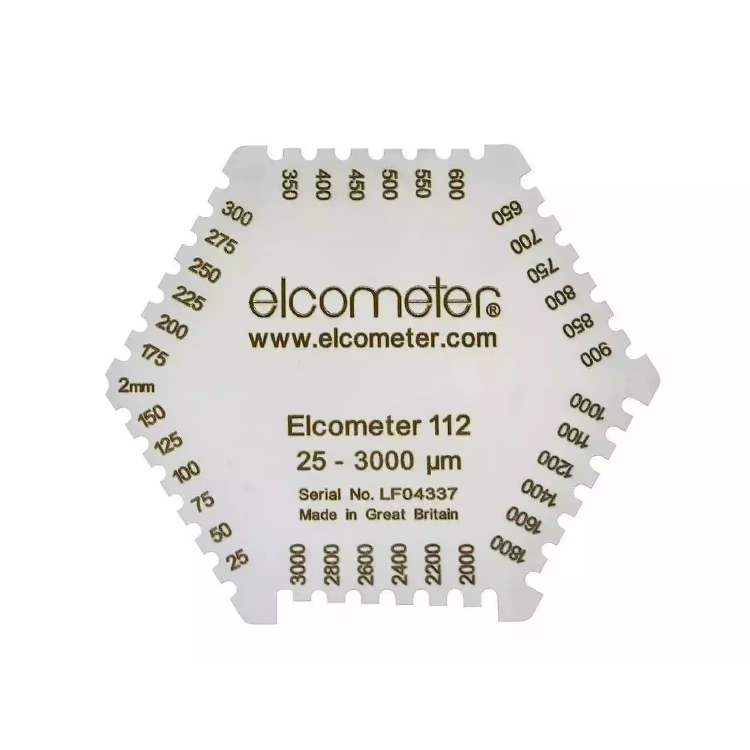 Гексагональная алюминиевая гребенка Elcometer 112AL - 1