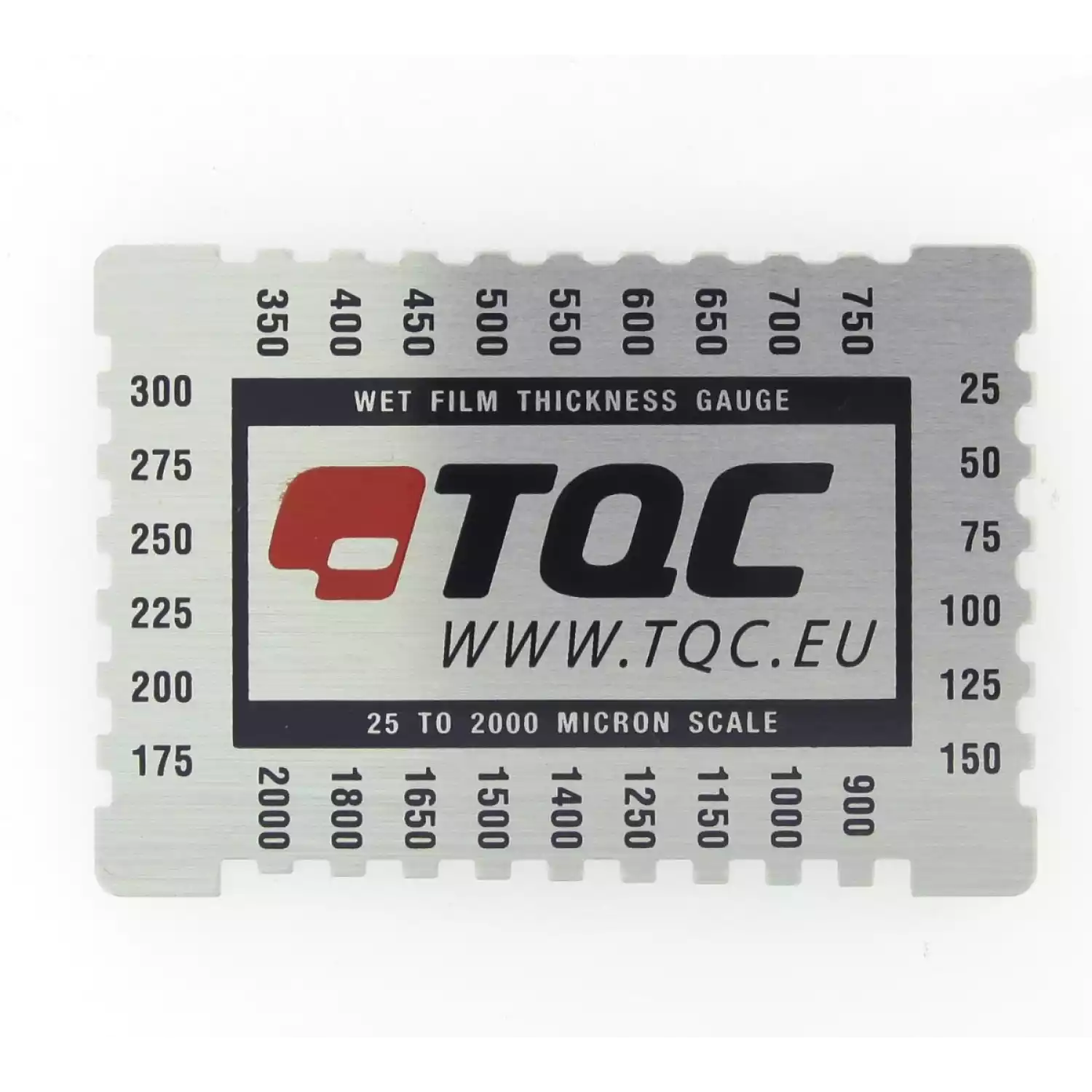 Прямоугольная гребенка из алюминия для определения толщины мокрого слоя TQC LD2030 - 1