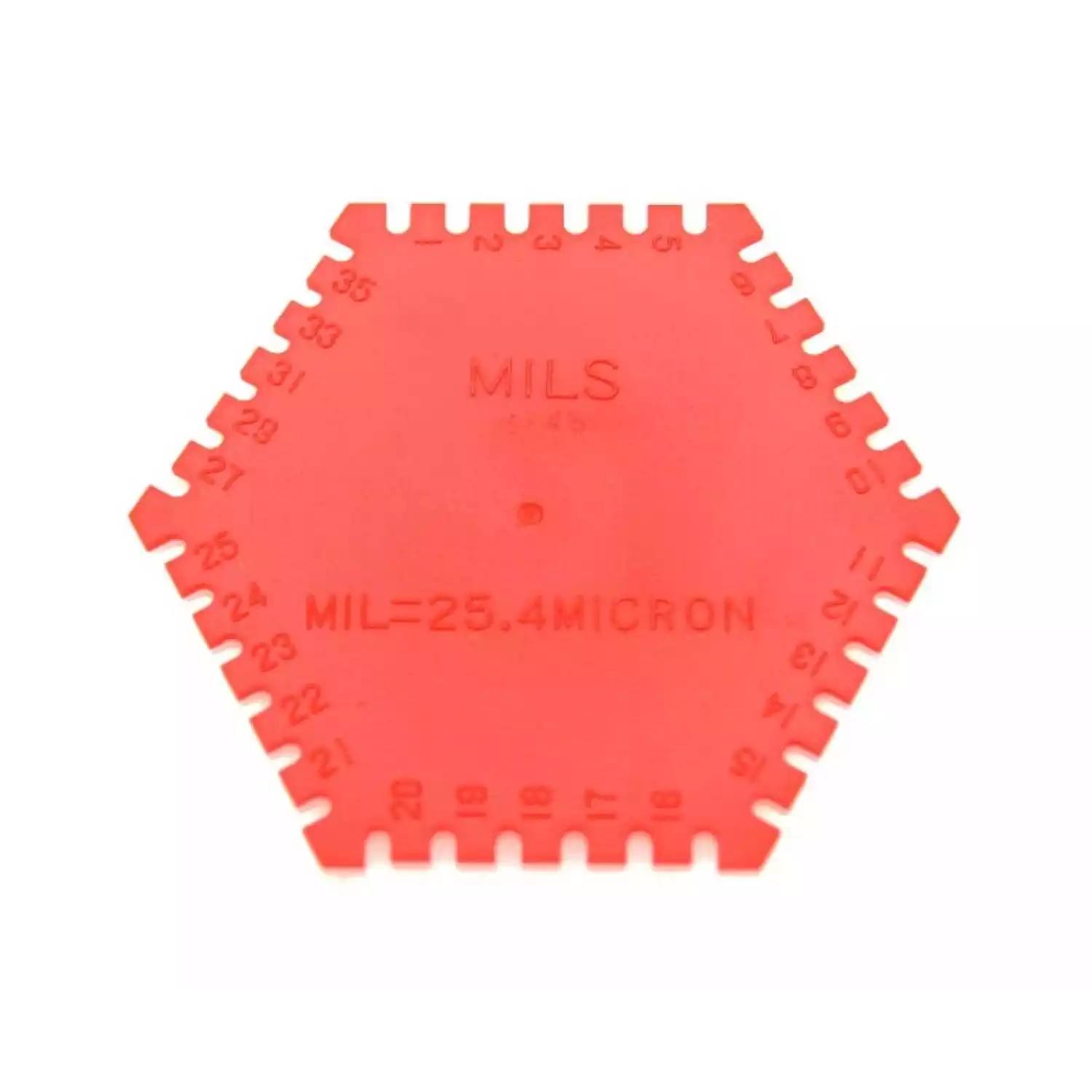 Пластиковая гребенка для определения толщины мокрого слоя TQC LD2020 - 1