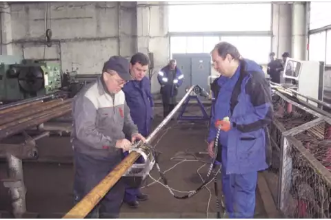 Установка высокоскоростного ПАУЗК бурильных труб