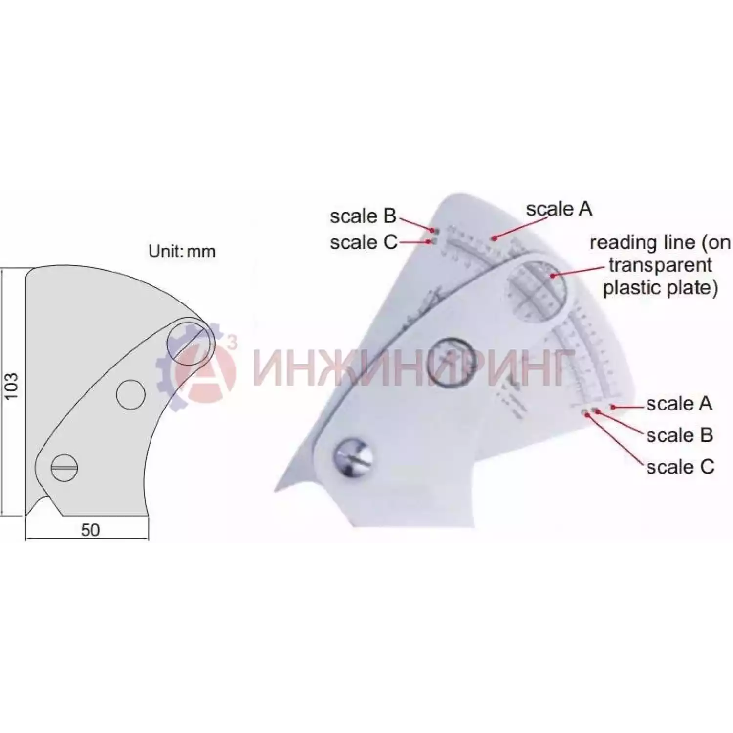 Универсальный шаблон сварщика WG9 - 3