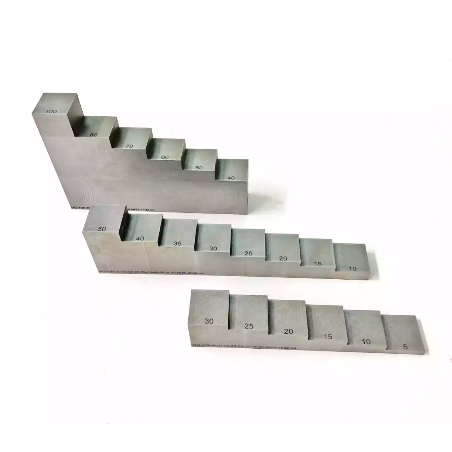 Стандартные образцы (СОП) типа "ступенька" для ультразвуковой толщинометрии - 1