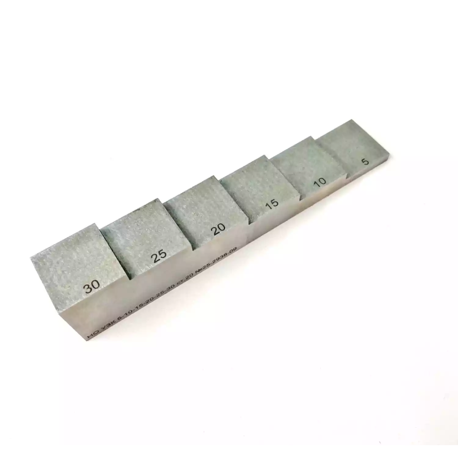 Стандартные образцы (СОП) типа "ступенька" для ультразвуковой толщинометрии - 2