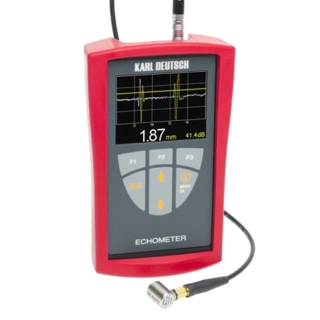 Высокопрецизионный ультразвуковой толщиномер ECHOMETER 1077 Data с A-сканом